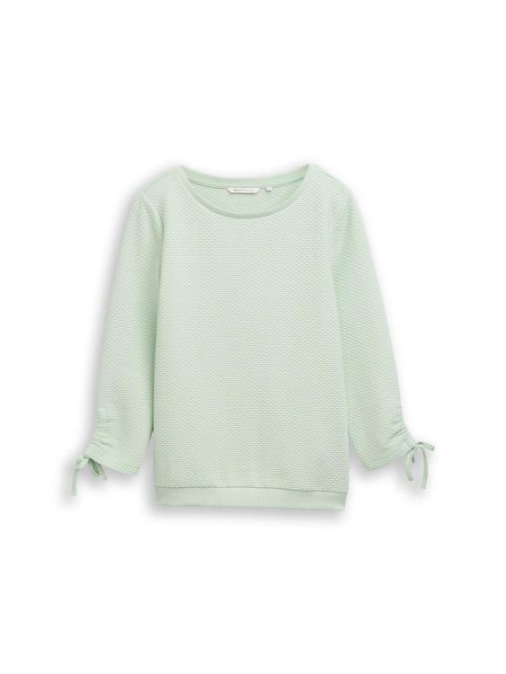 Tom Tailor Female Denim Sweatshirt w. sleeve detail NOS (1047227/39454) - WeekendMode