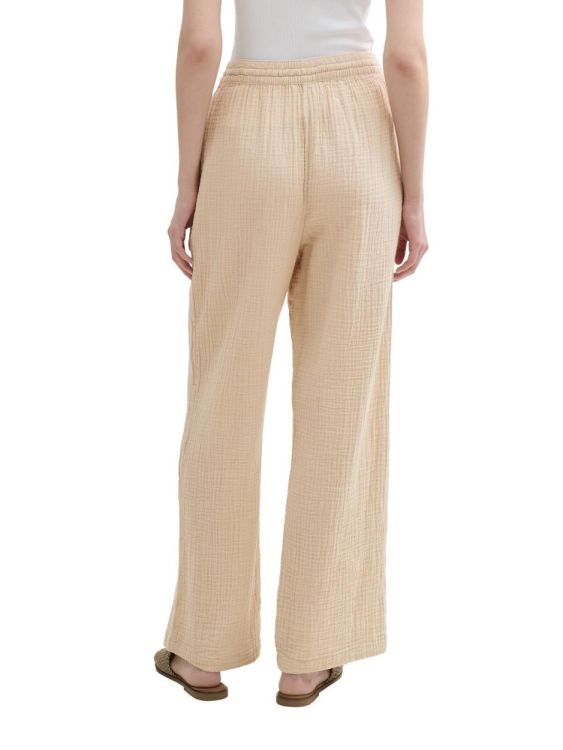 Tom Tailor Female Denim Textured Soft Pants (1046844/14460) - WeekendMode