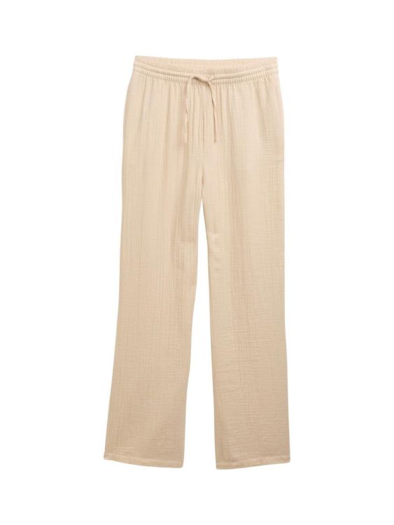 Tom Tailor Female Denim Textured Soft Pants (1046844/14460) - WeekendMode