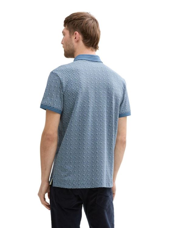 Tom Tailor Men Casual allover printed polo (1045682/37267) - WeekendMode