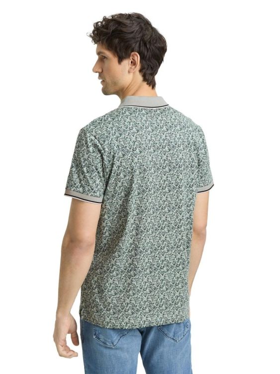 Tom Tailor Men Casual allover printed polo (1050156/39484) - WeekendMode