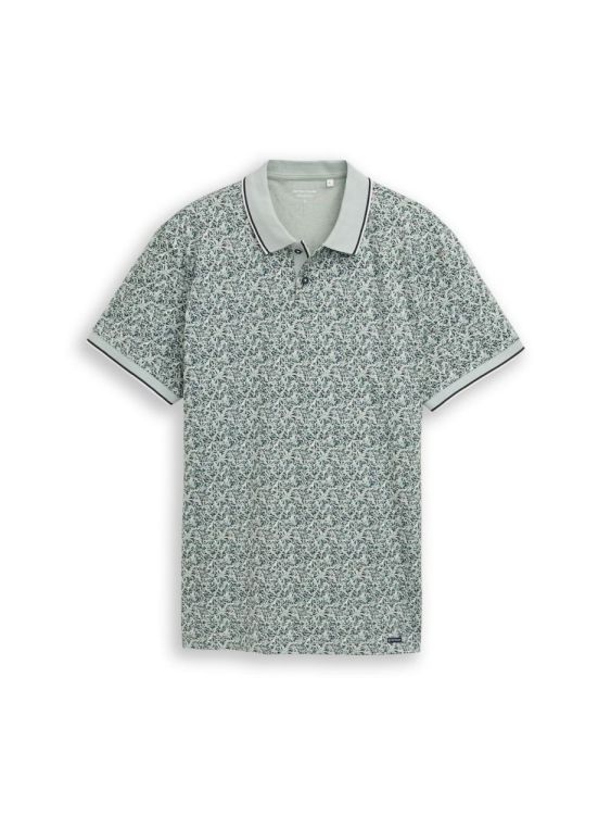 Tom Tailor Men Casual allover printed polo (1050156/39484) - WeekendMode