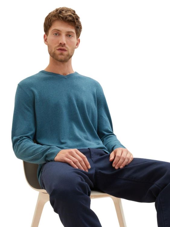 Tom Tailor Men Casual basic v-neck sweater (1027665/32721) - WeekendMode