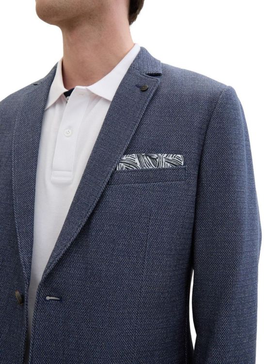 Tom Tailor Men Casual casual woven blazer (1043634/35648 blue melange structure) - WeekendMode
