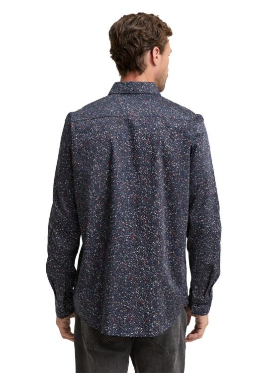 Tom Tailor Men Casual colorful printed stretch shirt (1047340/38526) - WeekendMode