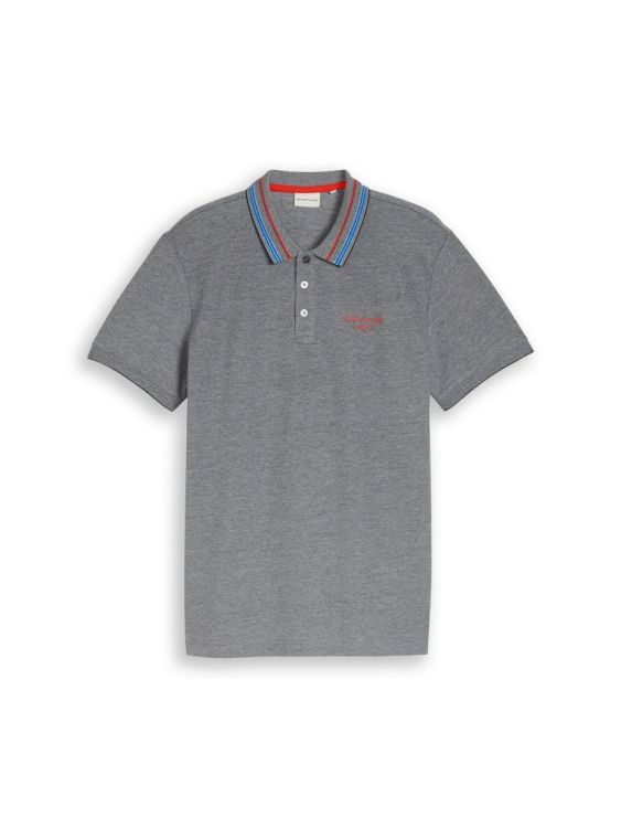 Tom Tailor Men Casual contrast polo (1051521/10668) - WeekendMode