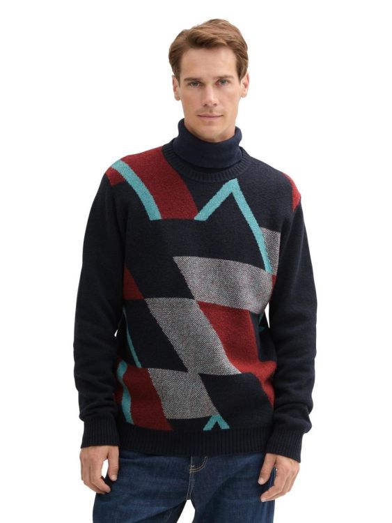 Tom Tailor Men Casual cosy patterned knit (1043344/36456) - WeekendMode