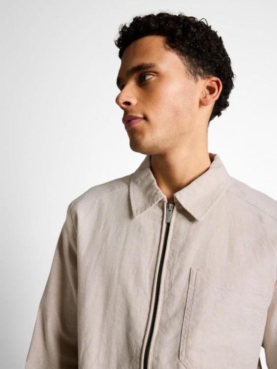 Tom Tailor Men Casual cotton linen shirt jacket (1049645/39587) - WeekendMode