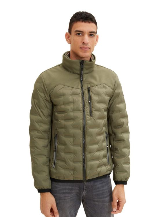 Tom Tailor Men Casual decorated hybrid jacket (1034036/10415) - WeekendMode