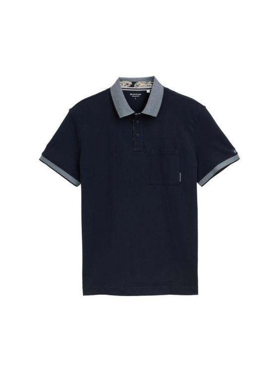Tom Tailor Men Casual detailed printed polo (1046773/10668) - WeekendMode
