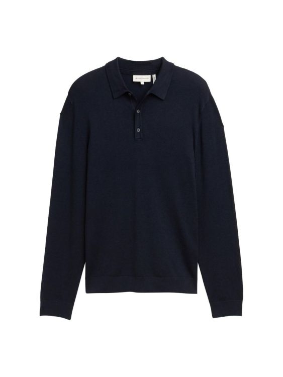Tom Tailor Men Casual fine cosy knitted polo (1048007/13160) - WeekendMode