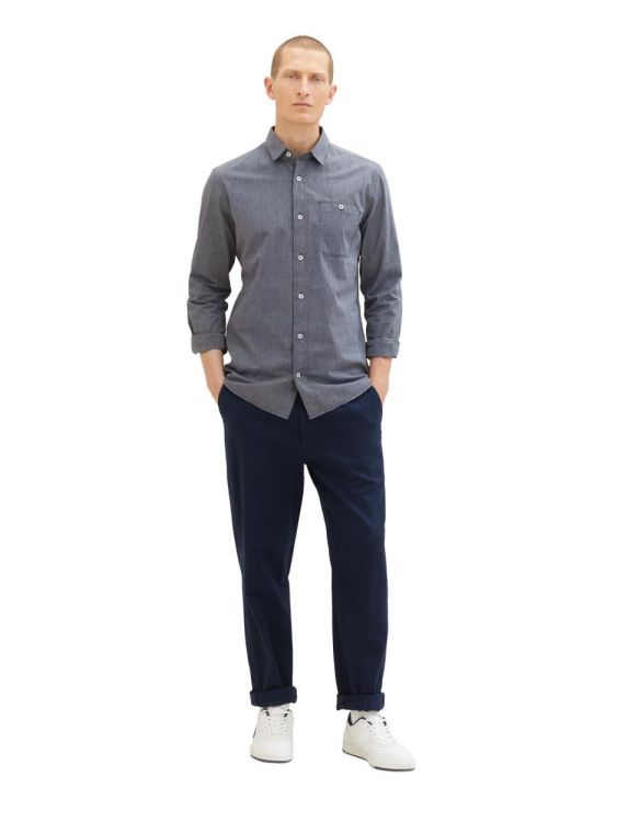 Tom Tailor Men Casual fitted structured shirt (1037442/32294) - WeekendMode