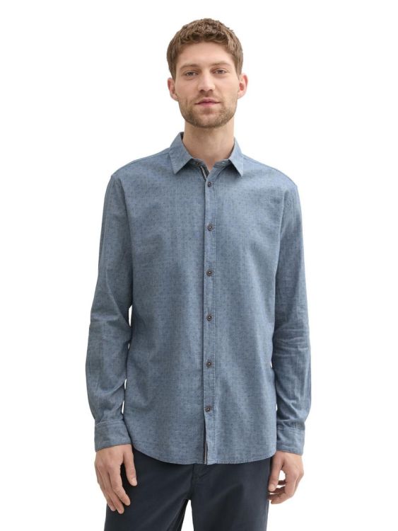 Tom Tailor Men Casual fitted structured shirt (1042651/36023) - WeekendMode