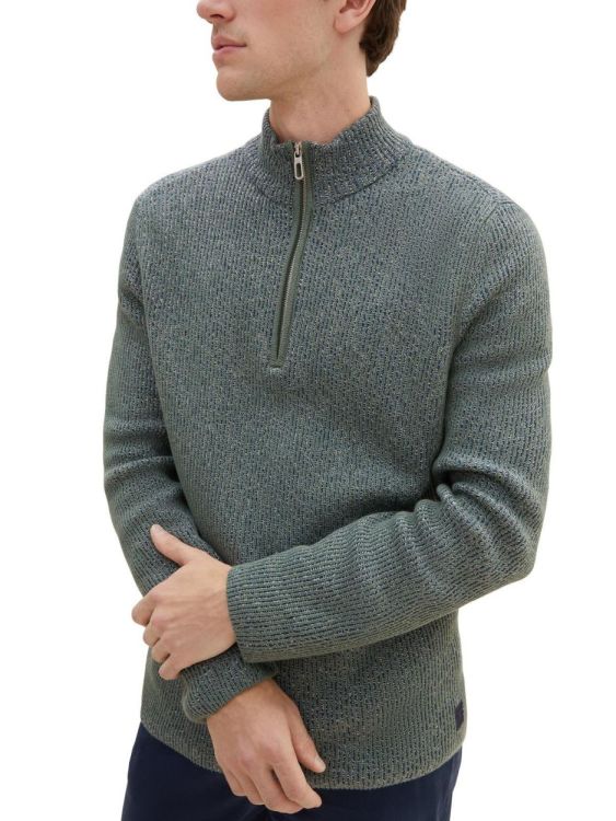 Tom Tailor Men Casual knitted mouline troyer (1038243/32741) - WeekendMode