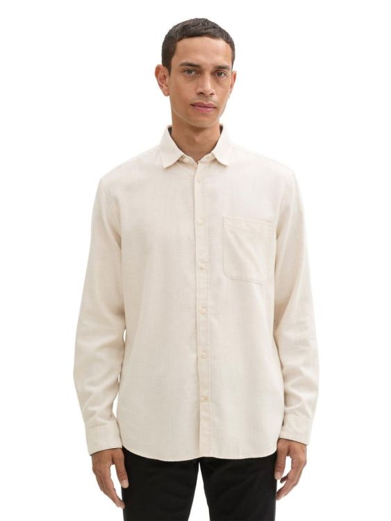 Tom Tailor Men Casual mélange shirt (1042659/36107) - WeekendMode