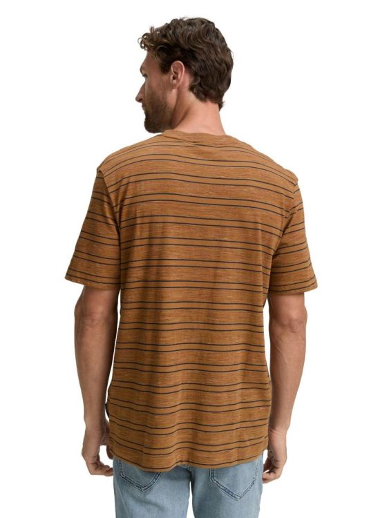 Tom Tailor Men Casual multicolored stripe t-shirt (1047810/38631) - WeekendMode