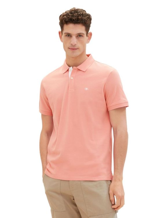 Tom Tailor Men Casual Polo Shirt (1031006/12642 Hazy Coral Rose) - WeekendMode