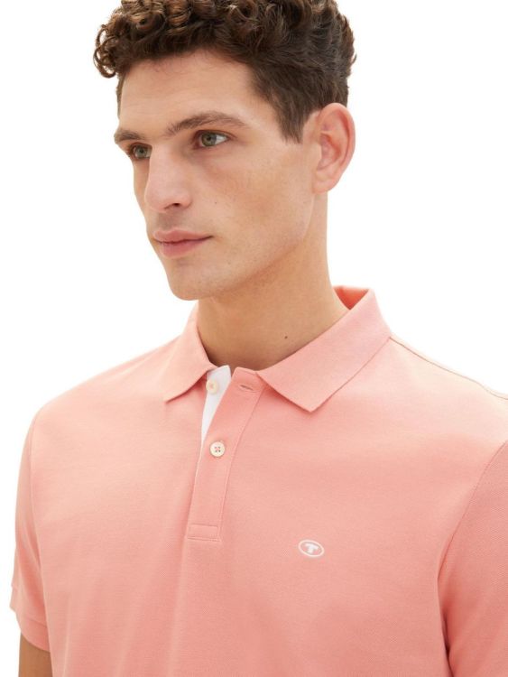 Tom Tailor Men Casual Polo Shirt (1031006/12642 Hazy Coral Rose) - WeekendMode