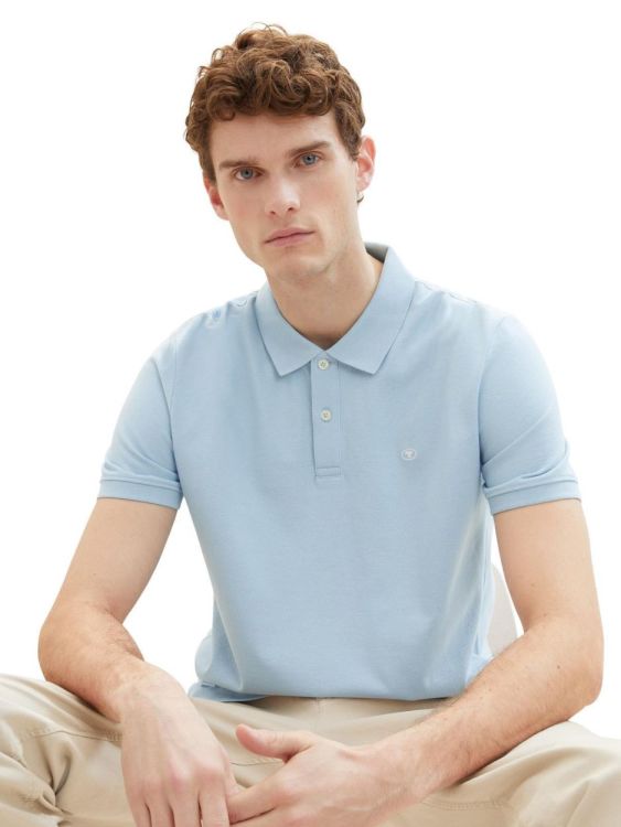 Tom Tailor Men Casual Polo Shirt NOS (1031006/32245 washed out middle blue) - WeekendMode