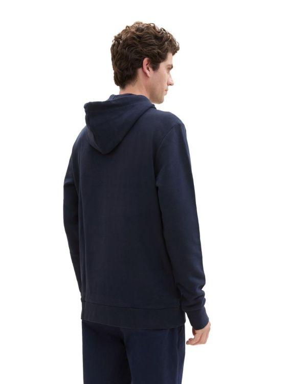 Tom Tailor Men Casual printed hoodie with details (1043391/10668) - WeekendMode