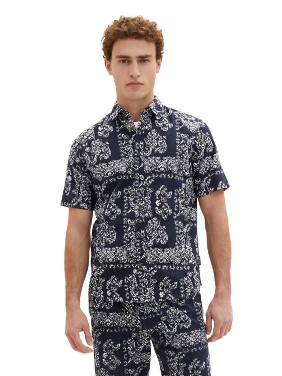 Tom Tailor Men Casual printed paisley shirt (1036218/31783) - WeekendMode