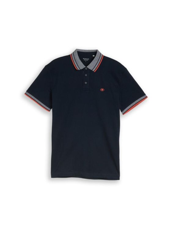 Tom Tailor Men Casual printed polo (1050778/10668) - WeekendMode