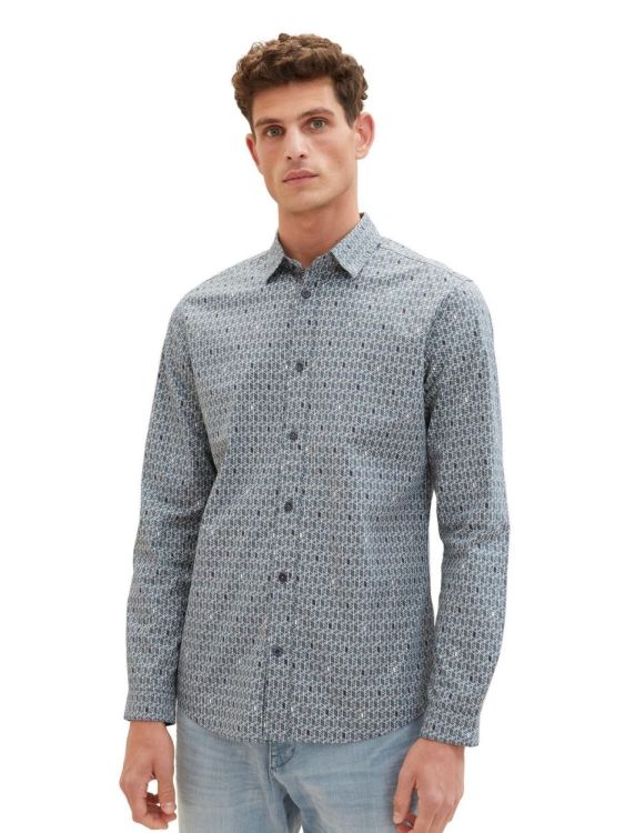 Tom Tailor Men Casual printed shirt (1037443/32296) - WeekendMode
