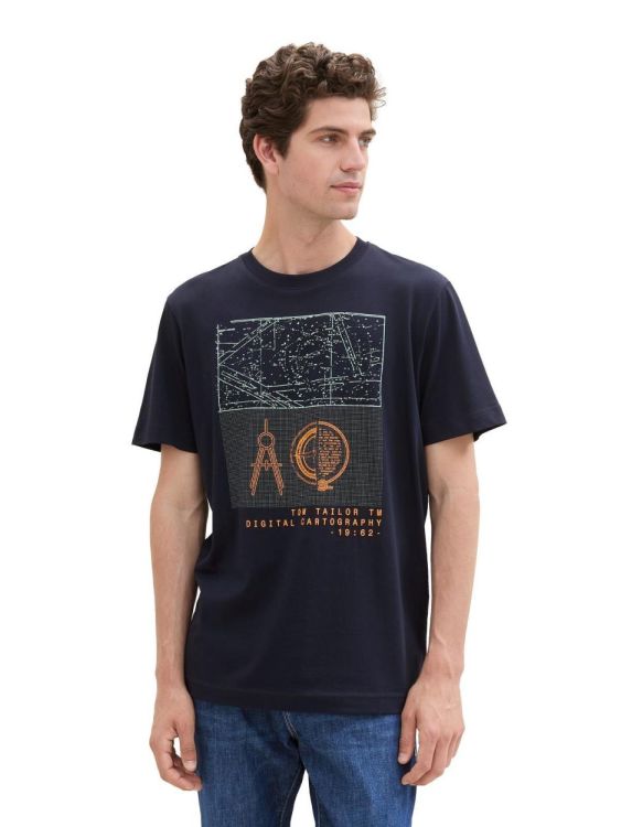 Tom Tailor Men Casual printed t-shirt (1043371/10668) - WeekendMode