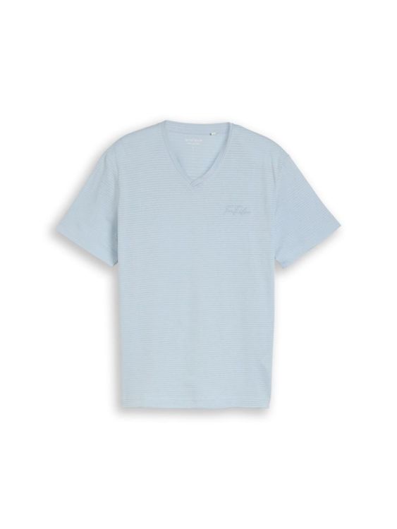 Tom Tailor Men Casual printed v-neck t-shirt (1051172/35249) - WeekendMode