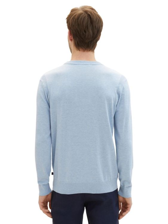 Tom Tailor Men Casual Pullover (1040715/34940 foggy blue white neps) - WeekendMode
