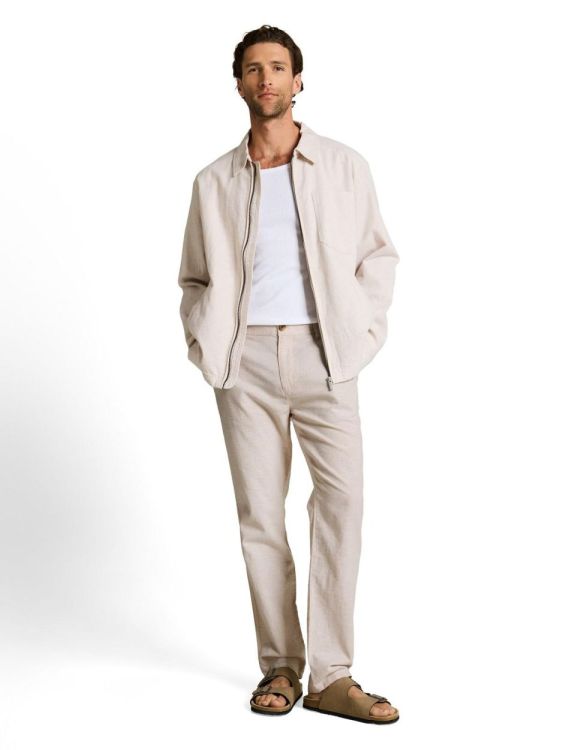 Tom Tailor Men Casual regular cotton linen chino pants (1049622/39587) - WeekendMode