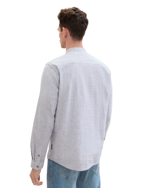 Tom Tailor Men Casual Shirt (1040965/34918 blue fine stripe) - WeekendMode