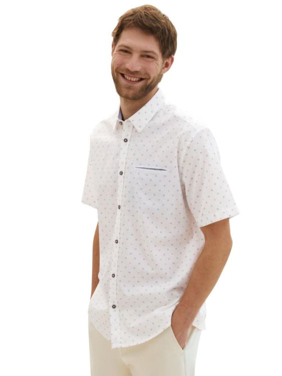 Tom Tailor Men Casual Shirt (1040138/34713 white stripe design) - WeekendMode
