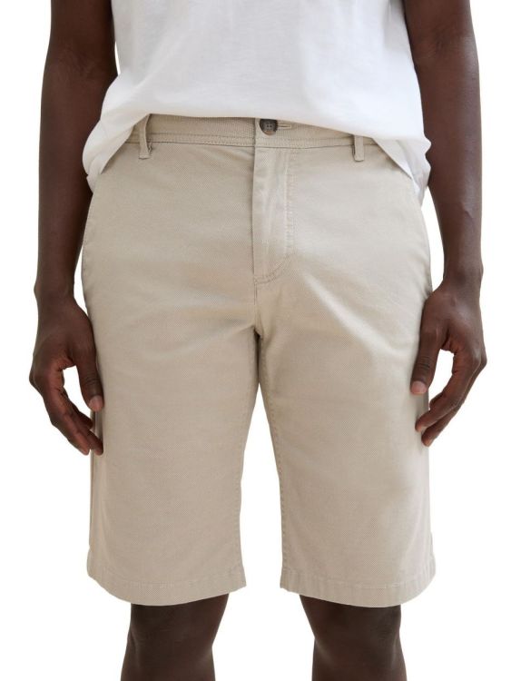 Tom Tailor Men Casual Shorts NOS (1040223/34671 beige structure print) - WeekendMode