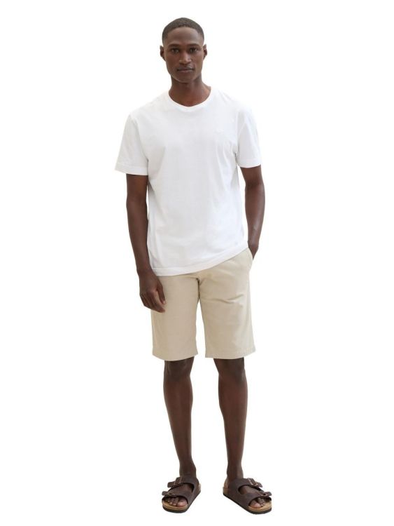 Tom Tailor Men Casual Shorts NOS (1040223/34671 beige structure print) - WeekendMode