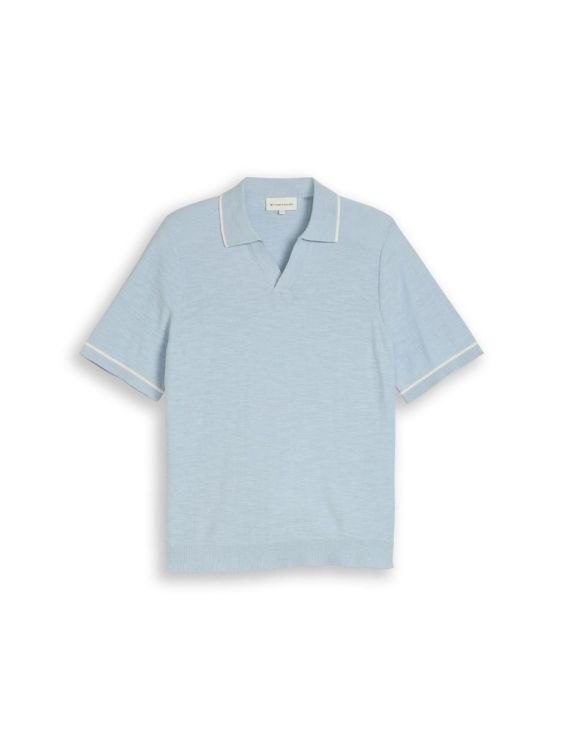 Tom Tailor Men Casual slub knit polo (1051021/35249) - WeekendMode