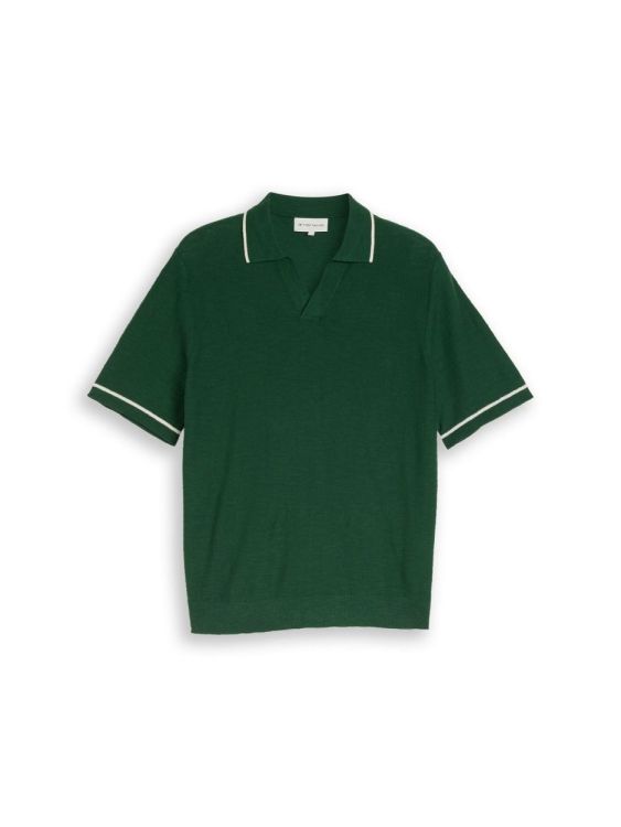 Tom Tailor Men Casual slub knit polo (1051021/15593) - WeekendMode