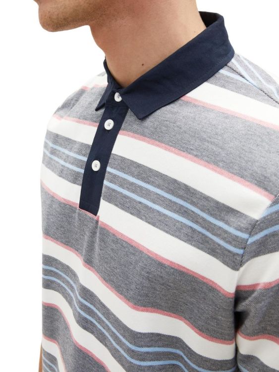 Tom Tailor Men Casual sportive striped polo (1036332/31779) - WeekendMode