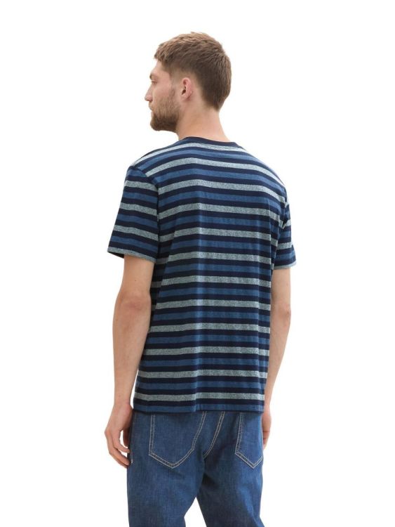 Tom Tailor Men Casual striped t-shirt (1043287/36153) - WeekendMode