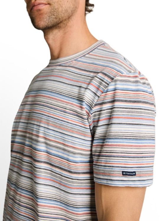 Tom Tailor Men Casual striped t-shirt (1050178/39855) - WeekendMode