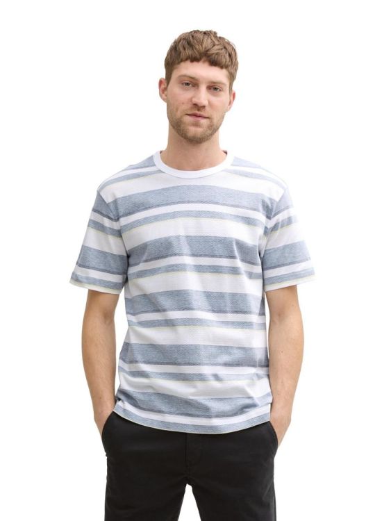 Tom Tailor Men Casual striped t-shirt (1045812/37630) - WeekendMode