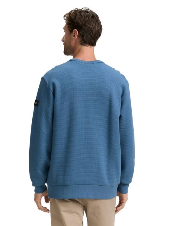 Tom Tailor Men Casual structured crew neck sweatshirt (1047828/38224) - WeekendMode