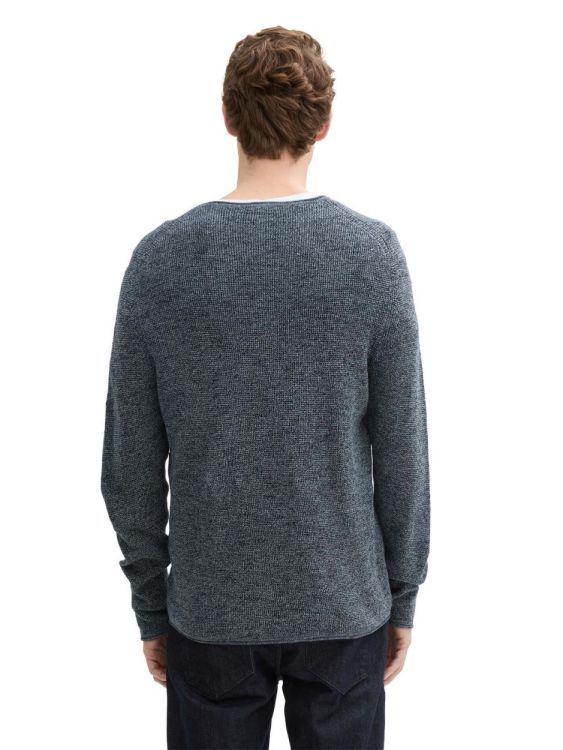 Tom Tailor Men Casual structured crewneck knit (1045666/37724) - WeekendMode