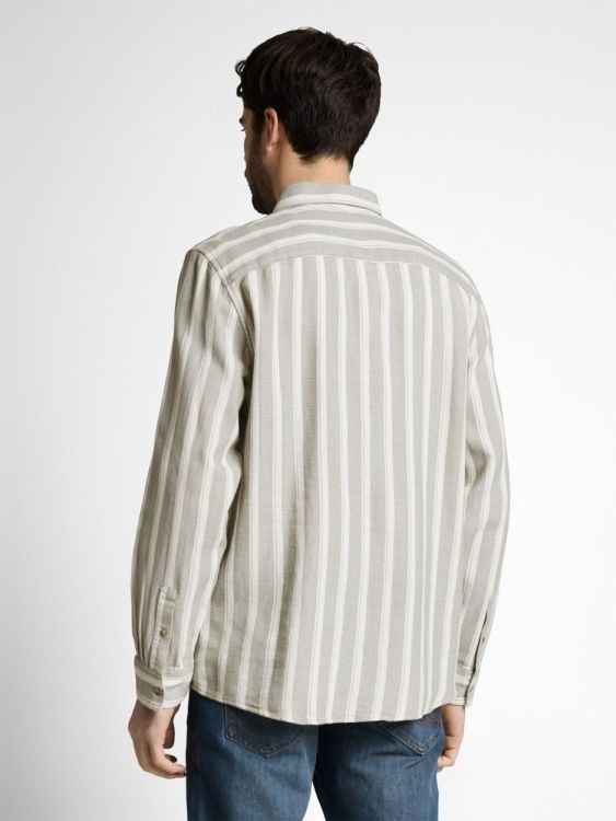 Tom Tailor Men Casual structured striped shirt (1049590/39584) - WeekendMode