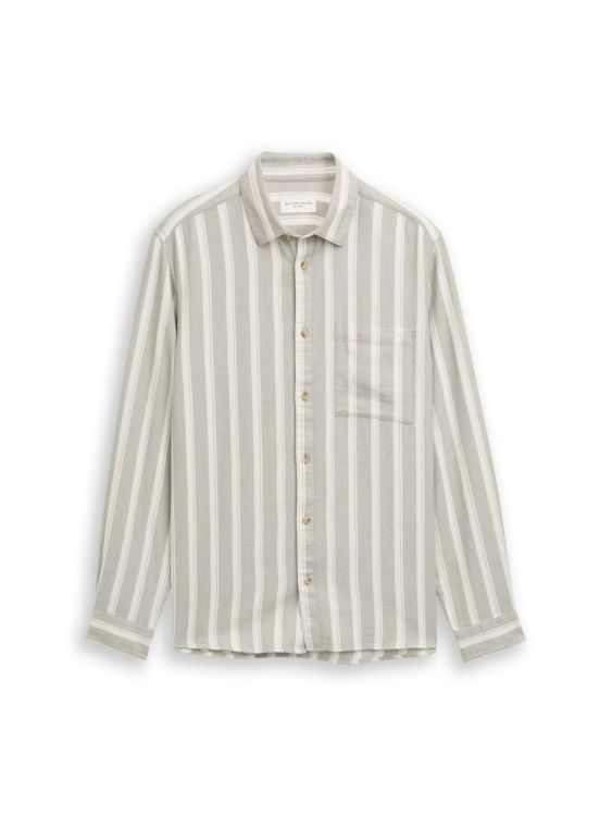 Tom Tailor Men Casual structured striped shirt (1049590/39584) - WeekendMode