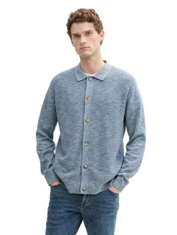 Tom Tailor Men Casual structured twotone knit jacket (1045655/37665) - WeekendMode