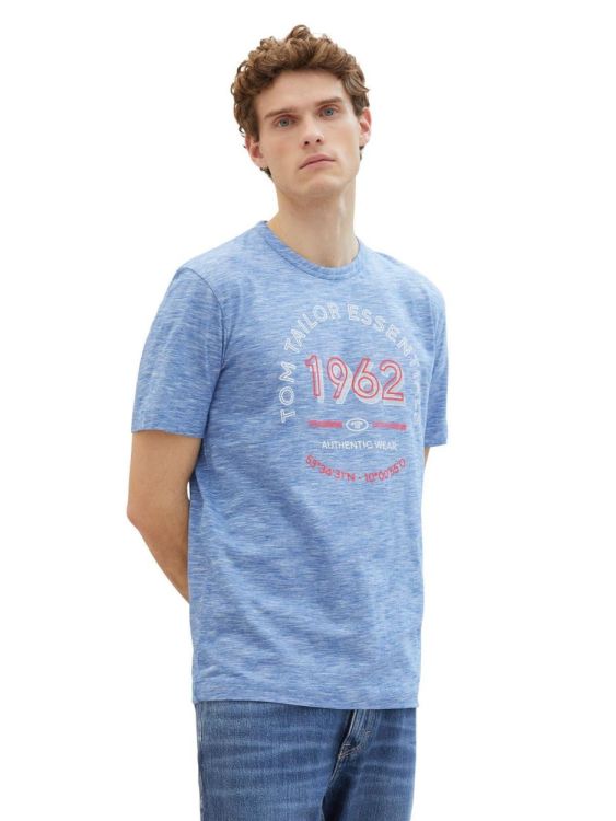 Tom Tailor Men Casual T-Shirt (1040819/34966 sure blue finestripe) - WeekendMode