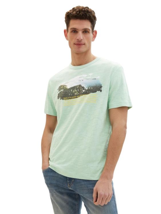 Tom Tailor Men Casual T-Shirt (1040934/23383 paradise mint) - WeekendMode