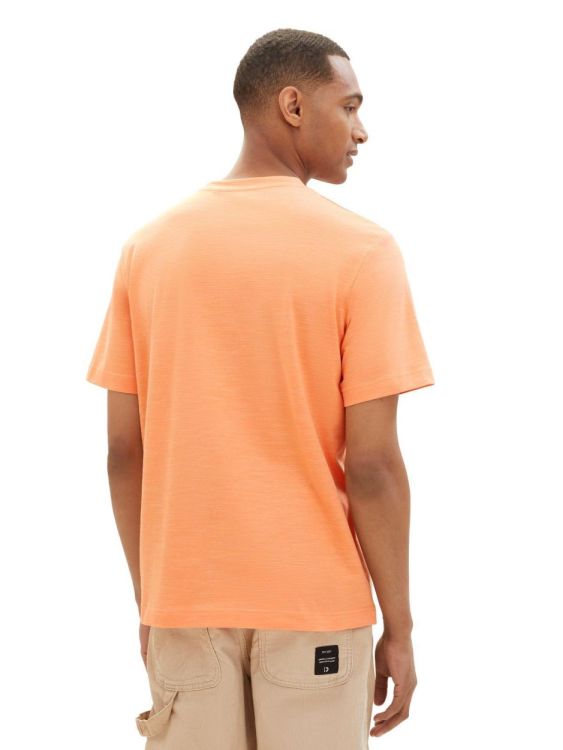 Tom Tailor Men Casual T-Shirt (1040910/35115 fruity orange white inject) - WeekendMode