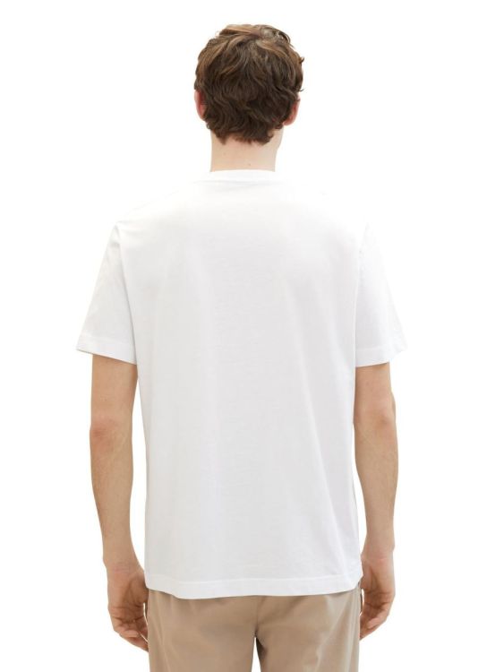Tom Tailor Men Casual T-Shirt (1040944/20000 White) - WeekendMode